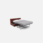 Modular One Armless Full Memory Foam Sleeper Sofa - Fabric