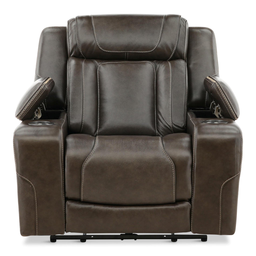 Denver Power Recliner - Leather
