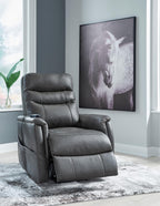 Strawbill Power Lift Recliner - Reclining
