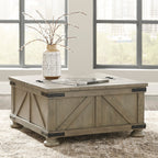 Aldwin Coffee Table With Storage - Indoor