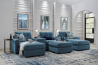 Modular One 5-Piece Theater Sectional with E-Console - Teal