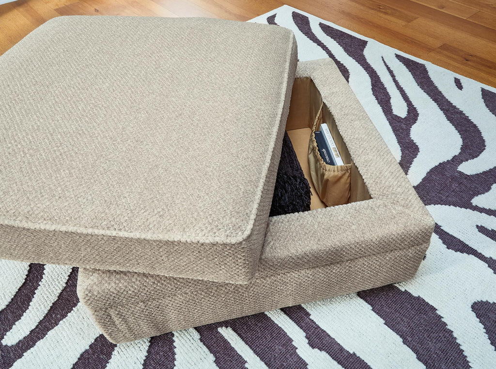 Calnita Ottoman With Storage - Fabric