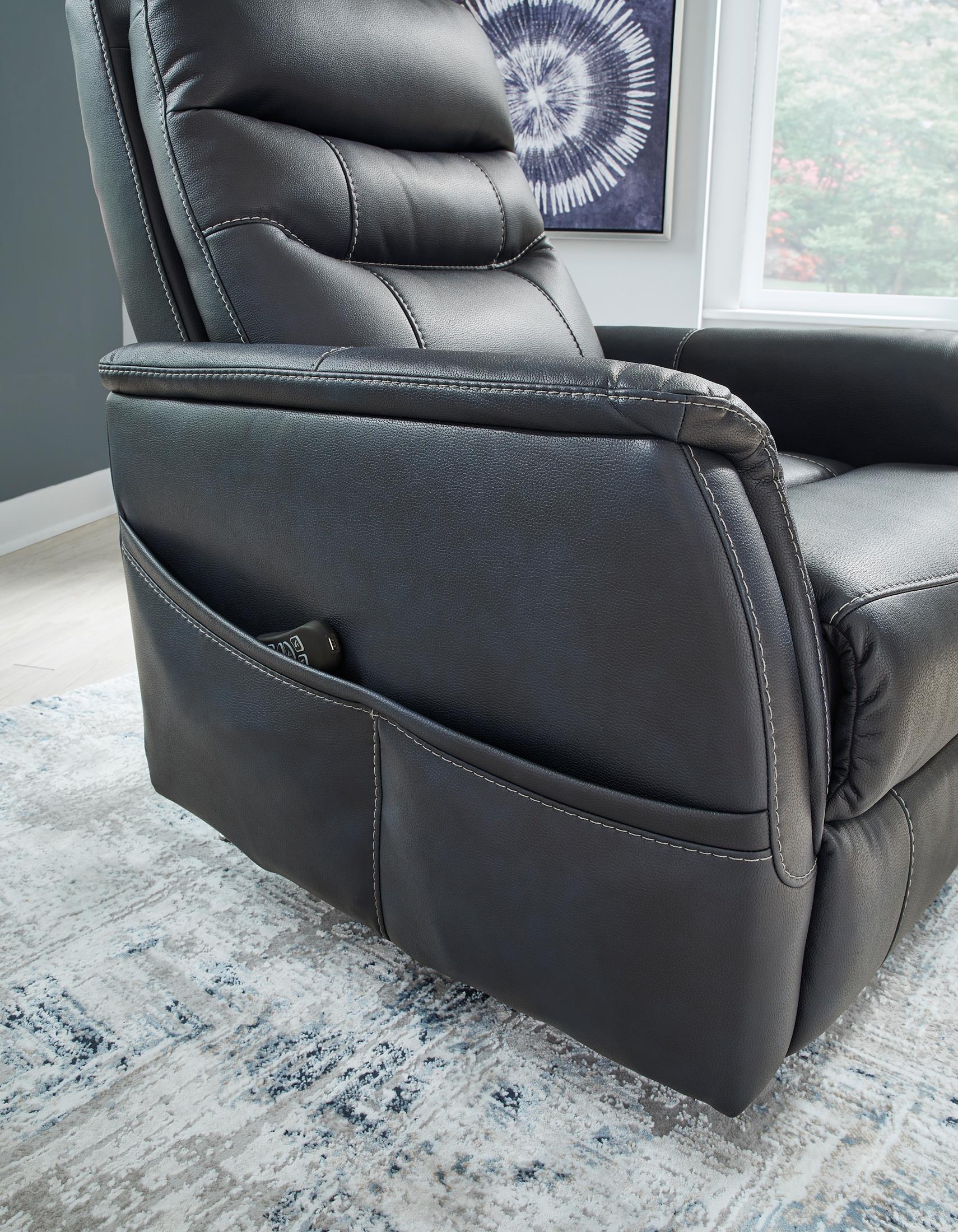 Strawbill Power Lift Recliner - Reclining