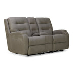 Darby Power Reclining Loveseat with Console - Fabric
