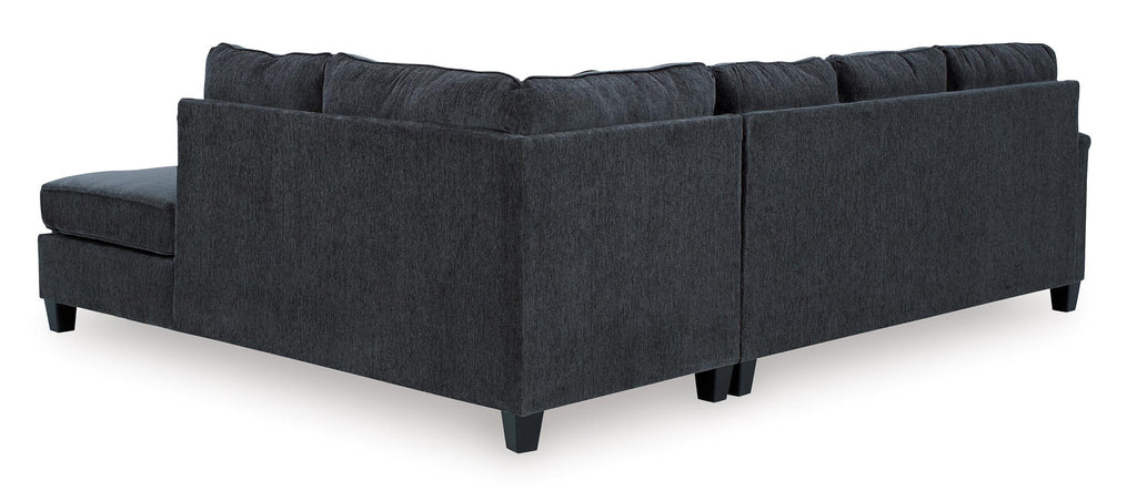 Abinger 2-Piece Smoke Sectional with Chaise - Set