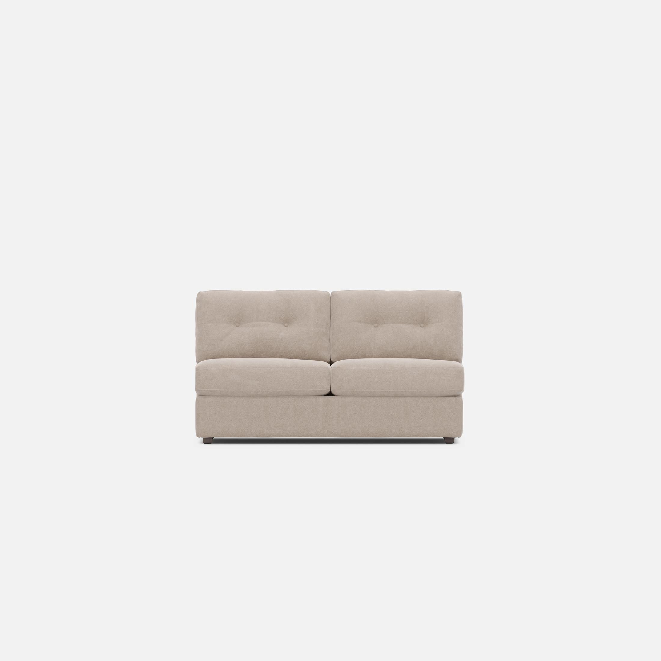 Modular One Armless Full Innerspring Sleeper Sofa - Fabric