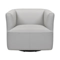 Whitney Leather Swivel Chair - Fabric