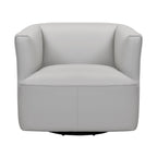 Whitney Leather Swivel Chair - Fabric