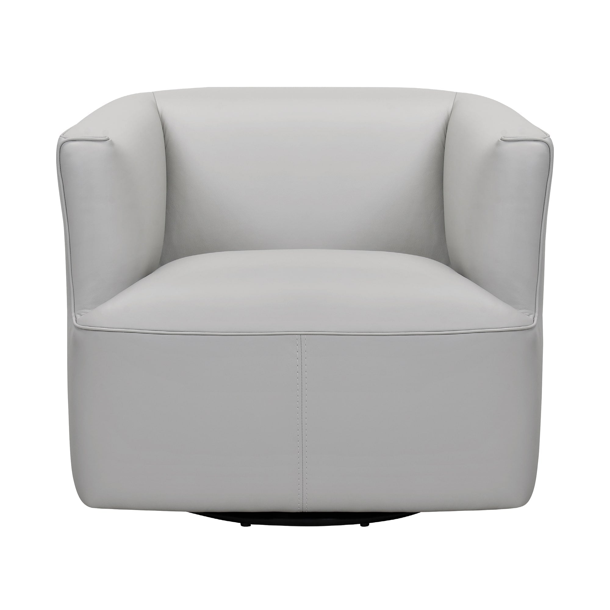 Whitney Leather Swivel Chair - Fabric