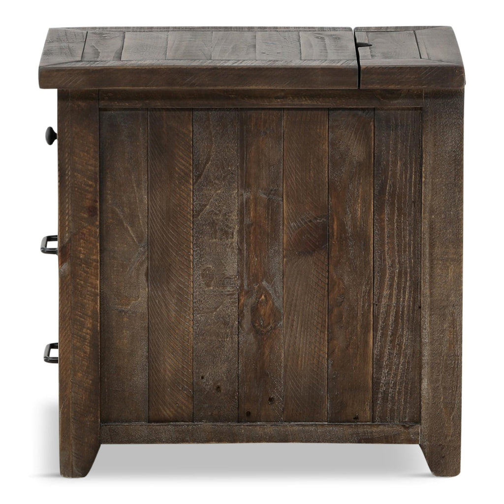 Beckett Chairside Table with Power - End Table