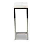 Casablanca Marble Top Chairside Table - End Table