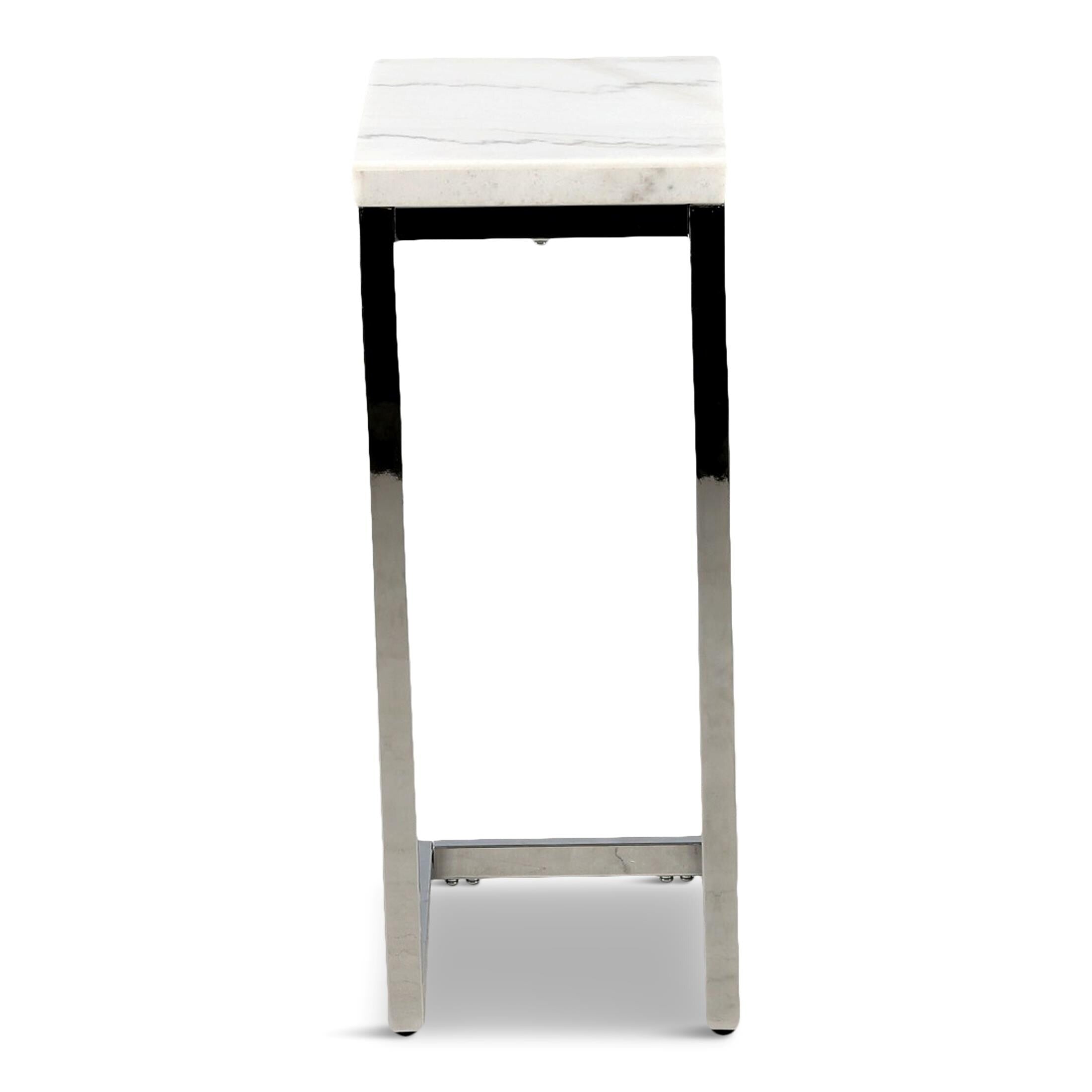 Casablanca Marble Top Chairside Table - End Table