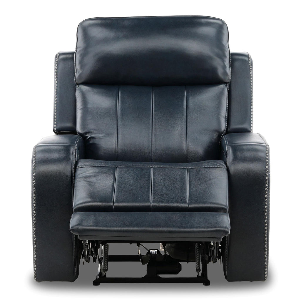 Hampton Leather Power Recliner - Reclining