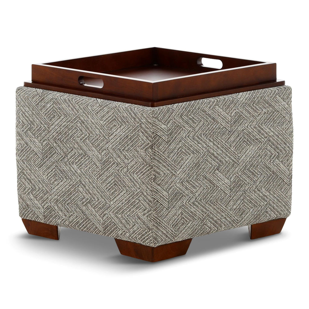 Leo Storage Ottoman with Tray
