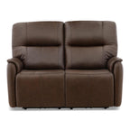 Walker Leather Power Reclining Loveseat - Indoor