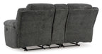 Frohn Reclining Console Loveseat - Fabric