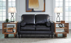 Bryceview Leather Loveseat - Indoor