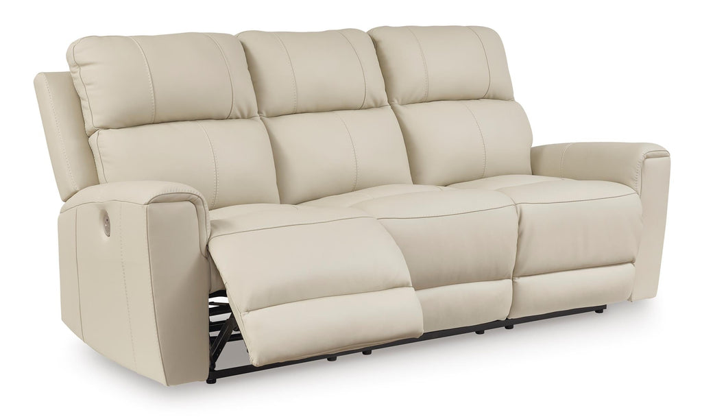 Dahlmoore Leather Power Reclining Sofa - Fabric