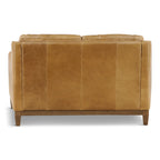 Santino Leather Loveseat