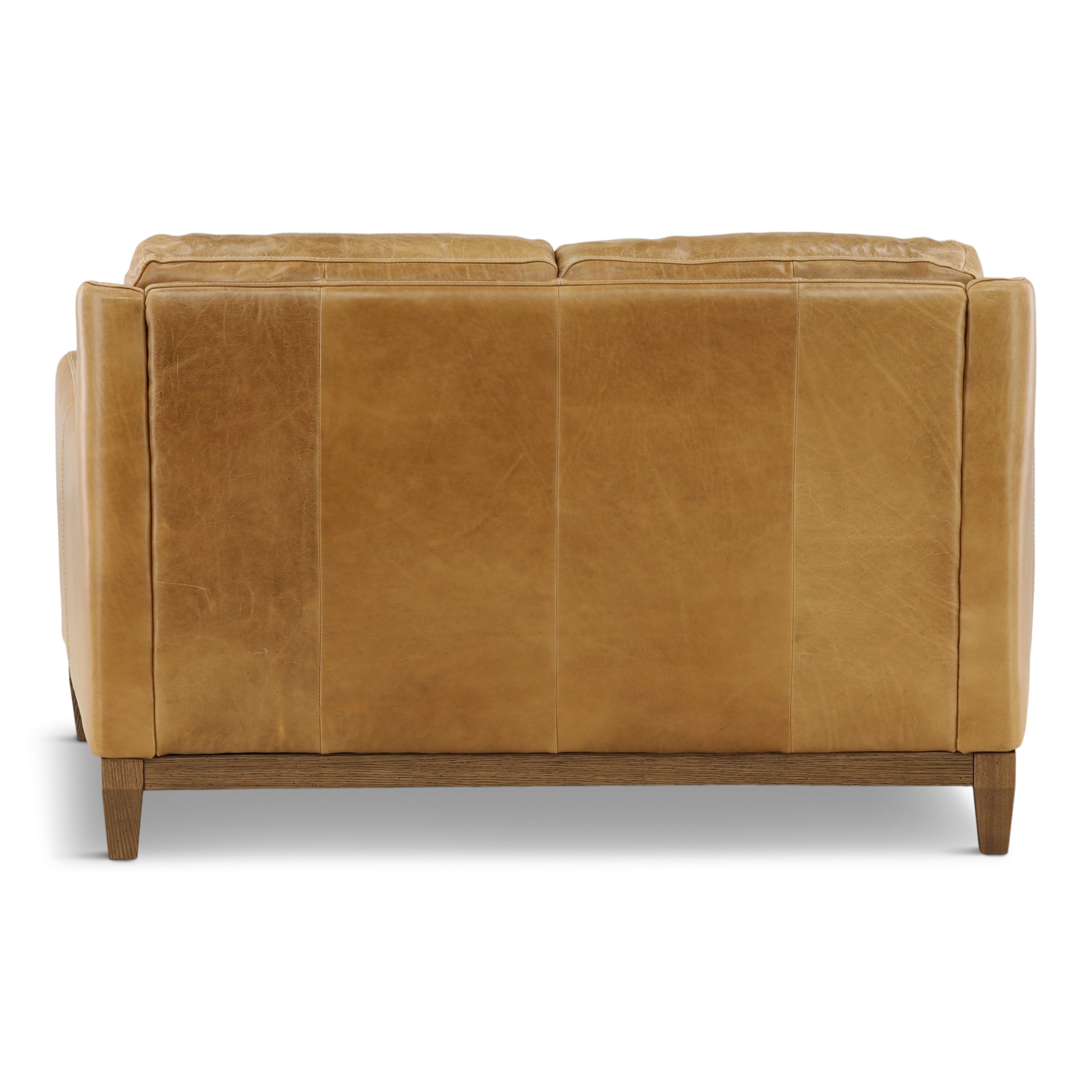 Santino Leather Loveseat