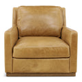 Santino Leather Swivel Chair - Indoor