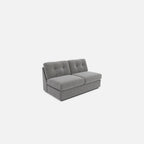 Modular One Armless Full Innerspring Sleeper Sofa - Fabric