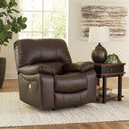 Leesworth Power Leather Rocker Recliner