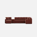 Modular One Left Facing 8-Piece Sectional with E-Console