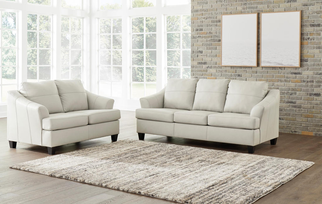Genoa Loveseat - Leather