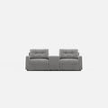 Modular 3-Piece Console Loveseat - Granite