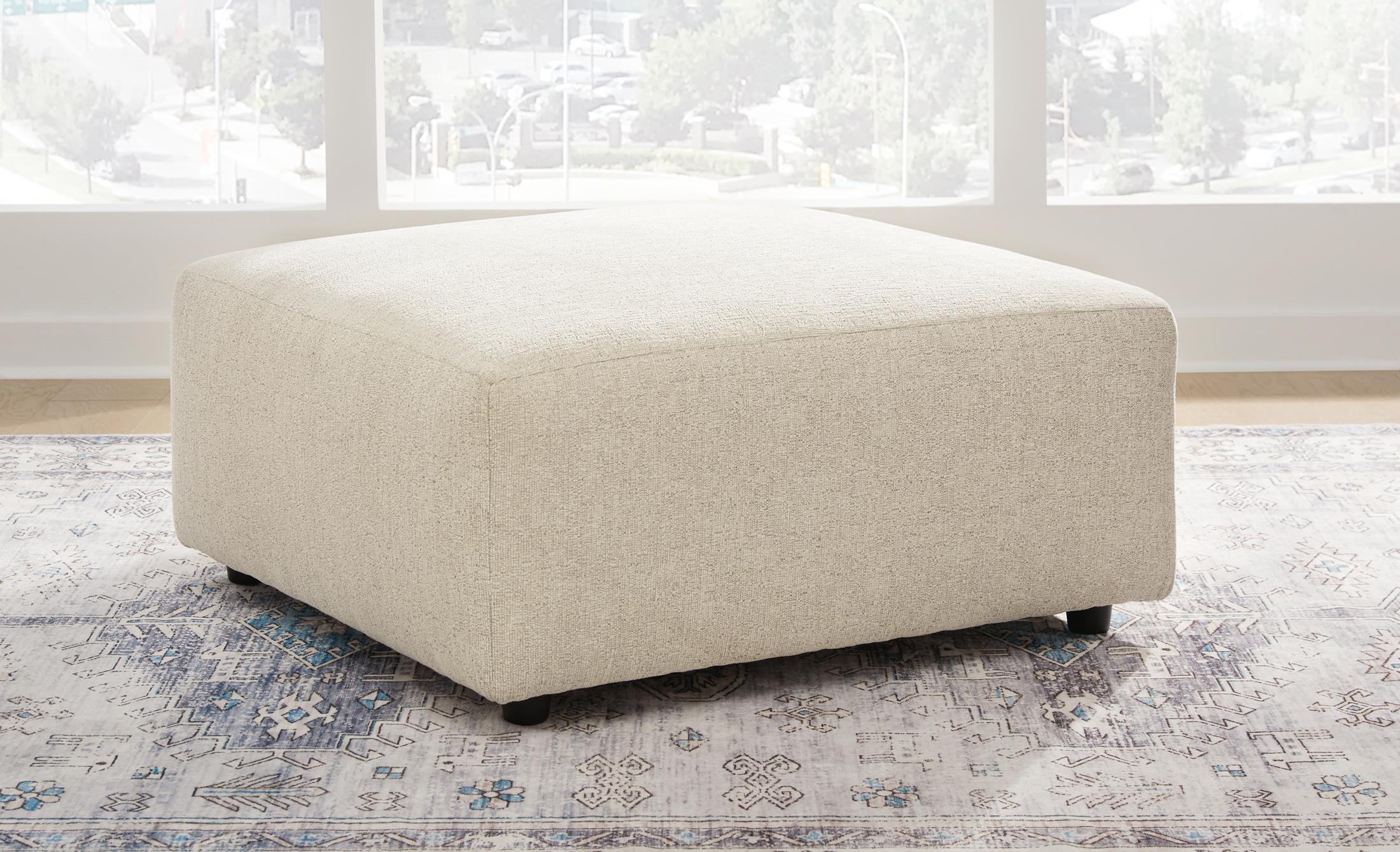 Edenfield Oversized Accent Ottoman - Fabric