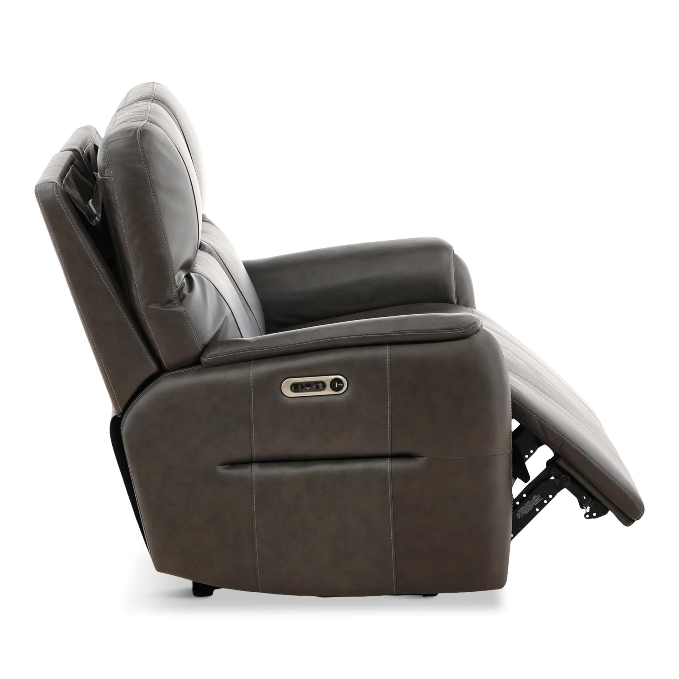 Walker Leather Power Reclining Loveseat - Indoor