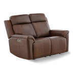 Adrian Leather Power Reclining Loveseat - Indoor