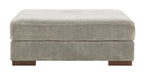 Bayless Oversized Accent Ottoman - Fabric