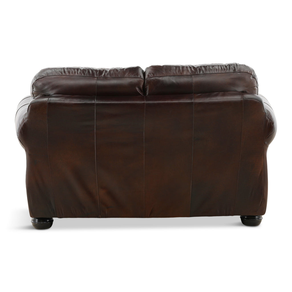Leonard Leather Loveseat