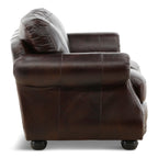 Leonard Leather Loveseat