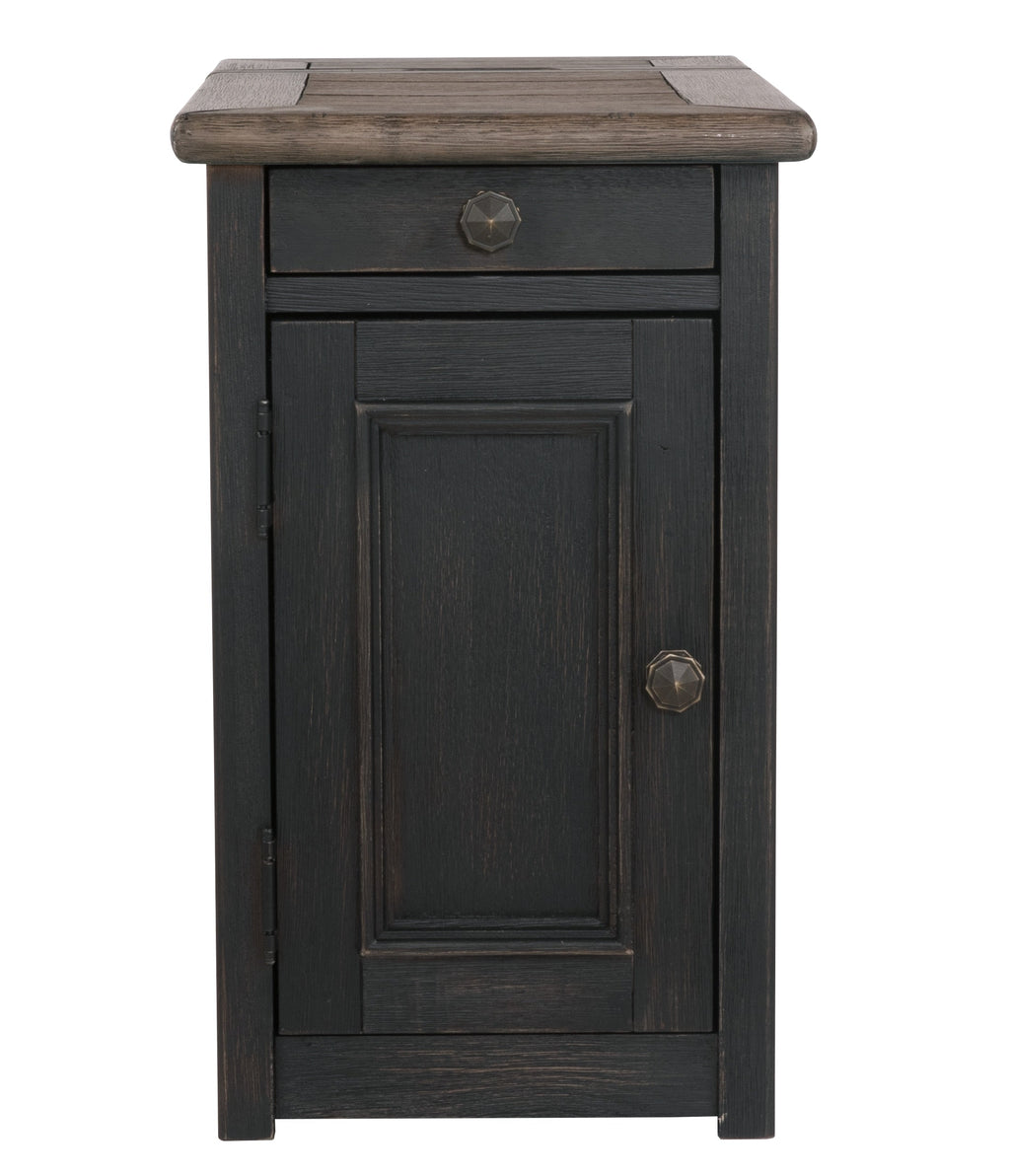 Tyler Creek Chairside End Table with USB Ports and Outlets - Indoor