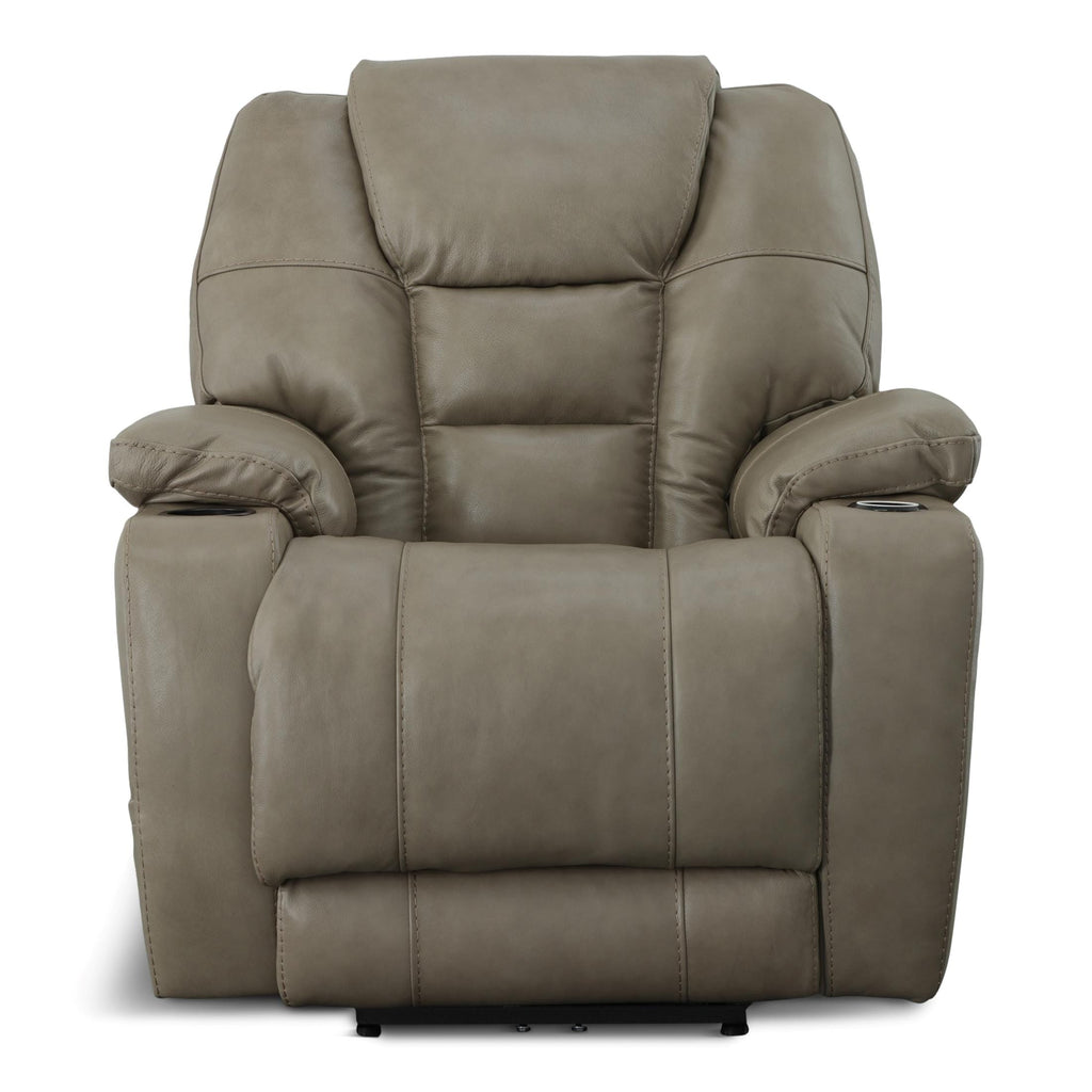Cameron Leather Power Recliner - Reclining