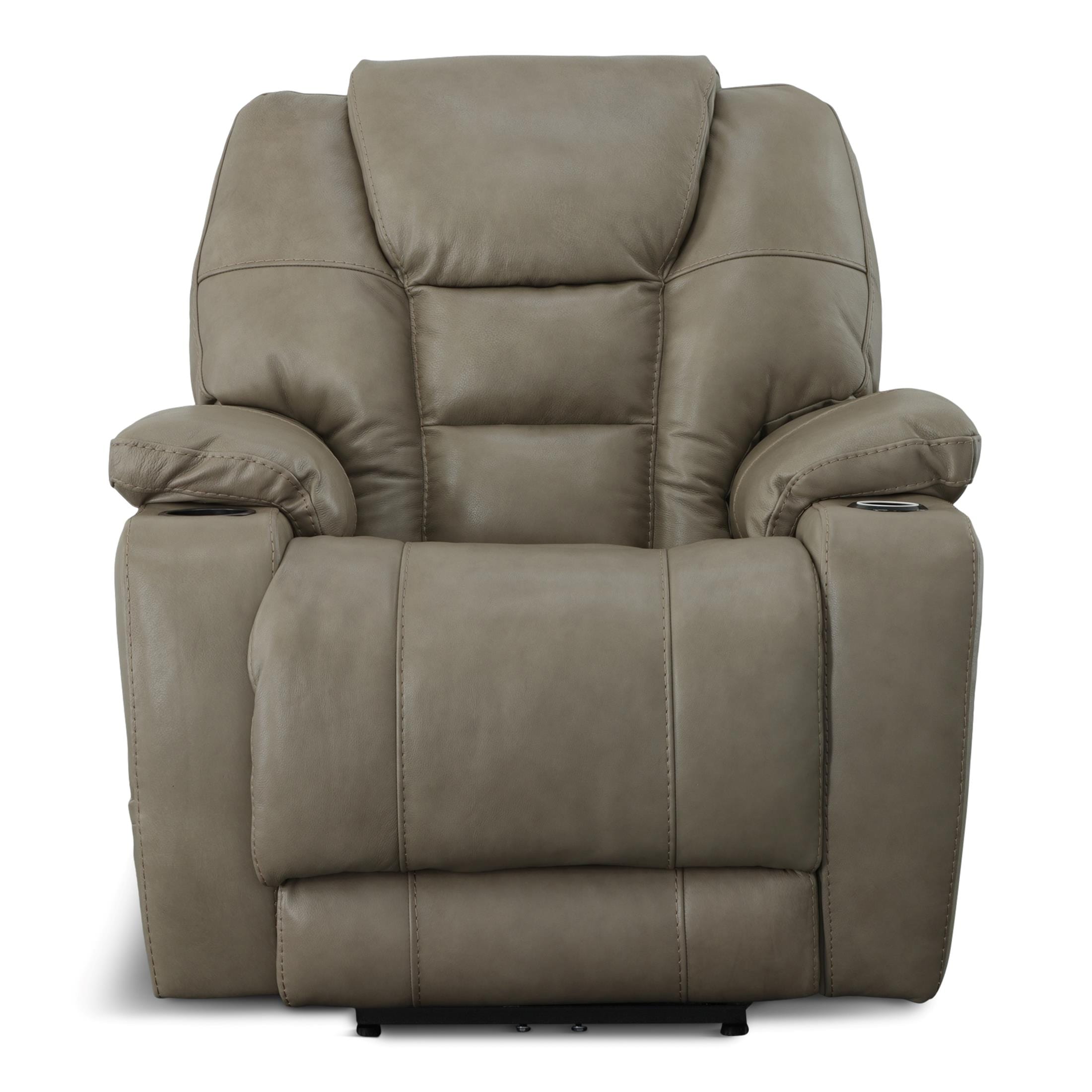 Cameron Leather Power Recliner - Reclining