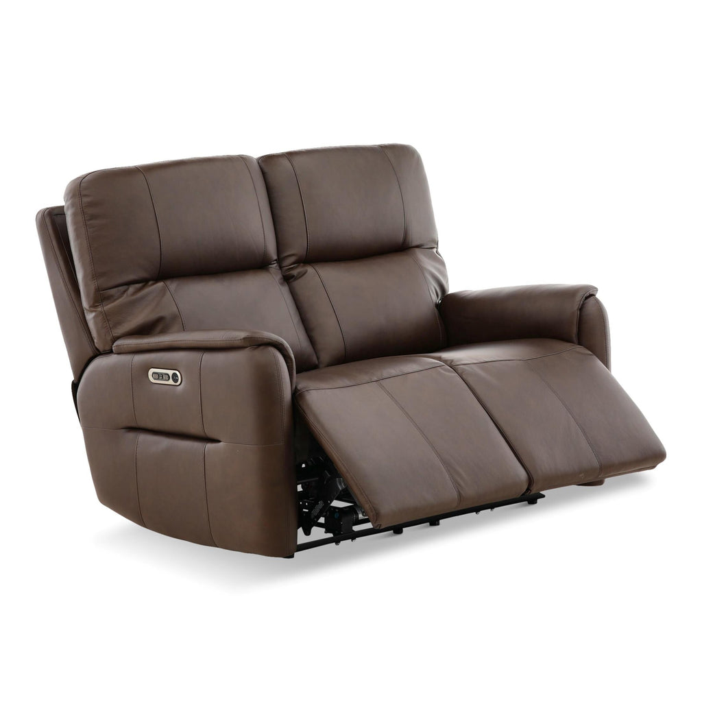 Walker Leather Power Reclining Loveseat - Indoor