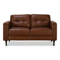 Alaric Leather Loveseat - Indoor