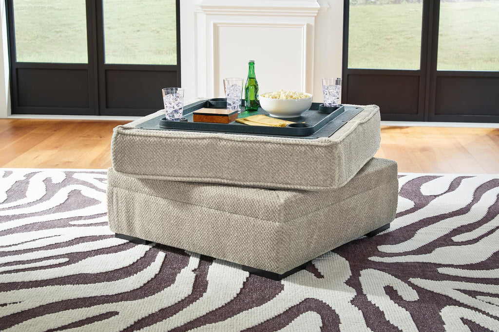 Calnita Ottoman With Storage - Fabric