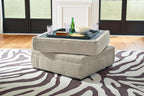Calnita Ottoman With Storage - Fabric
