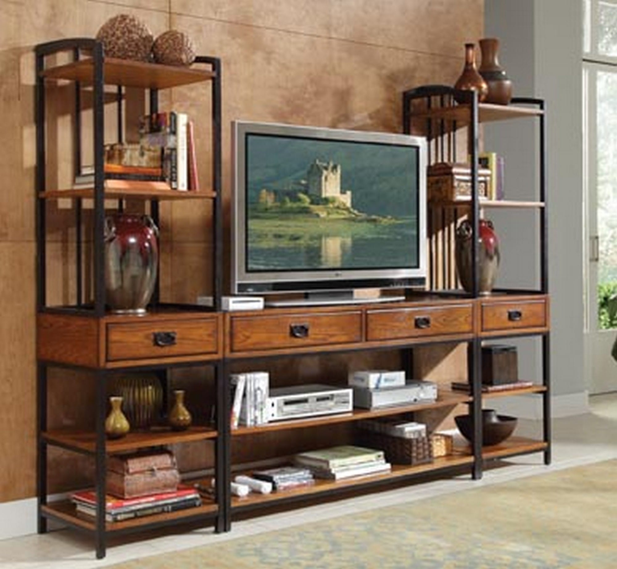 Modern Craftsman Media Stand - Console Table