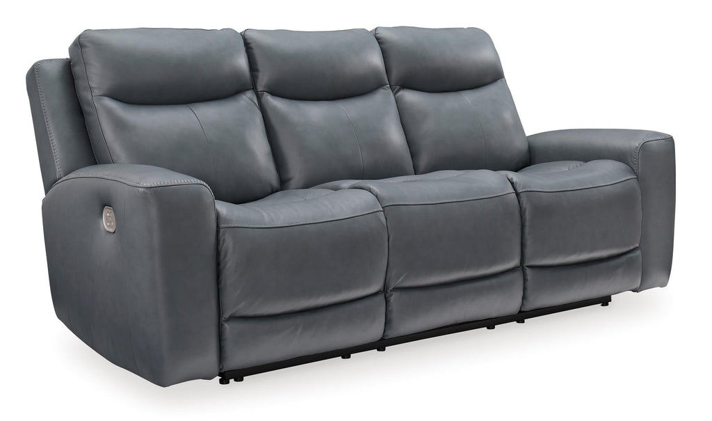 Mindanao Power Reclining Sofa - Steel