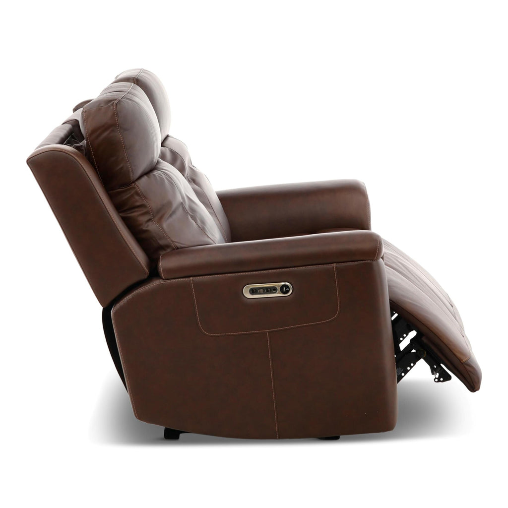 Adrian Leather Power Reclining Loveseat - Indoor
