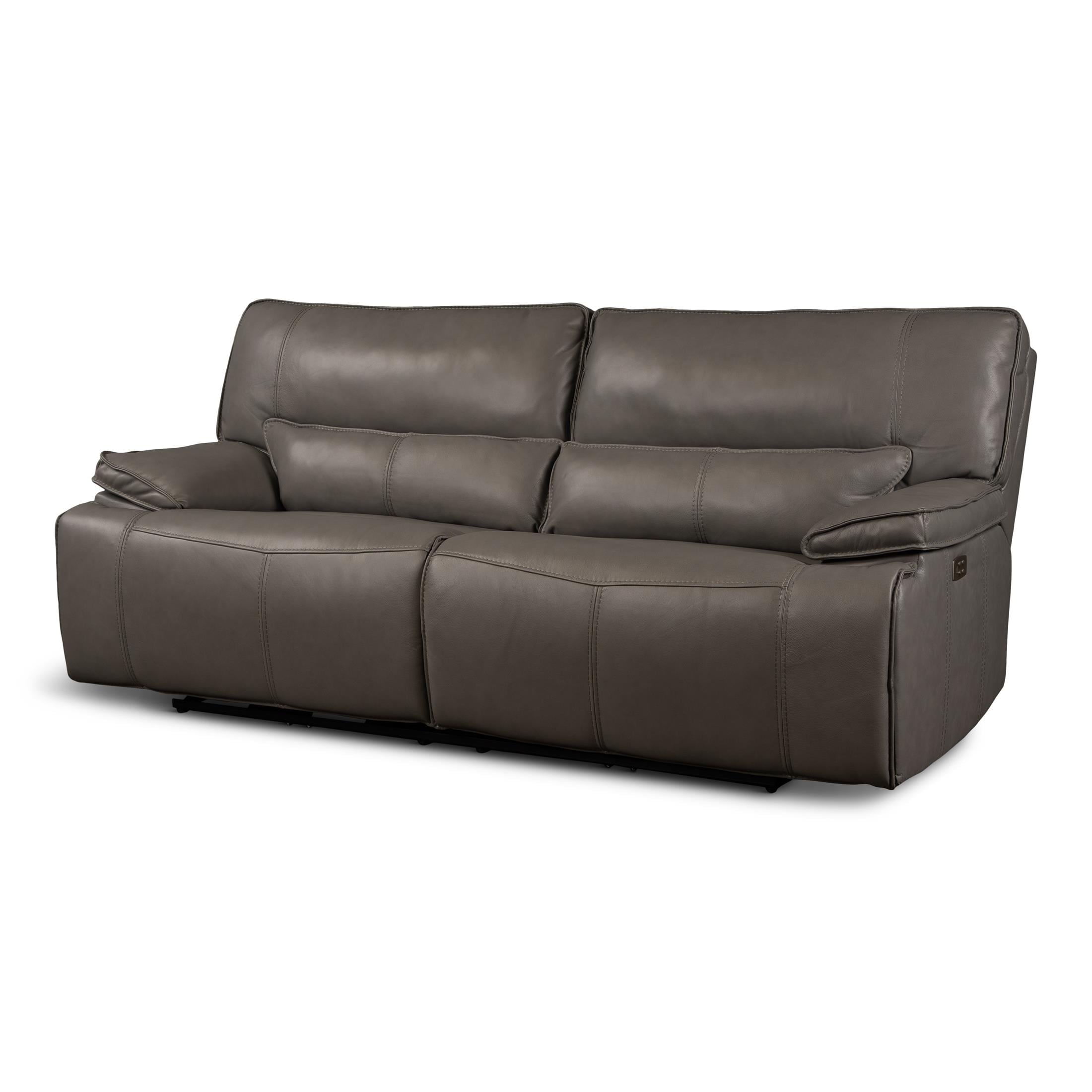 Bozeman Power Reclining Sofa with Power Headrests - Leather