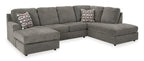 O'Phannon 2-Piece Right-Facing Sectional with Chaise - Putty