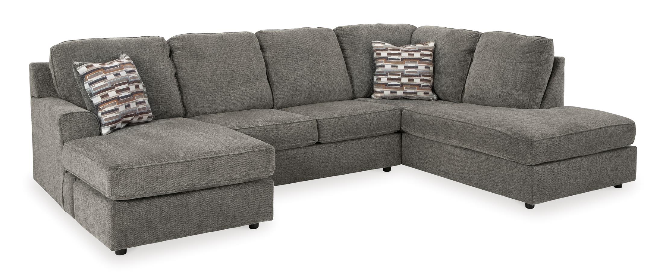 O'Phannon 2-Piece Right-Facing Sectional with Chaise - Putty