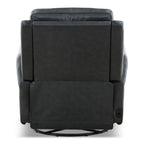 Manning Leather Power Swivel Glider with Zero Gravity